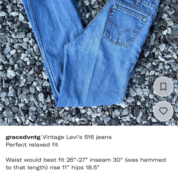 Vintage Levi’s 516 jeans - Picture 2 of 5